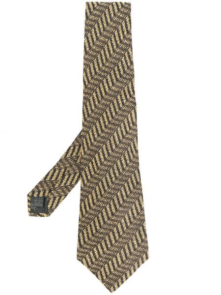 Corbata con estampado con estampado geométrico Jean Paul Gaultier Pre-owned