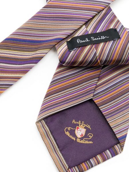 Žakárová pruhovaná kravata Paul Smith