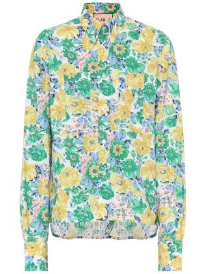 Camisa de algodón de flores Plan C