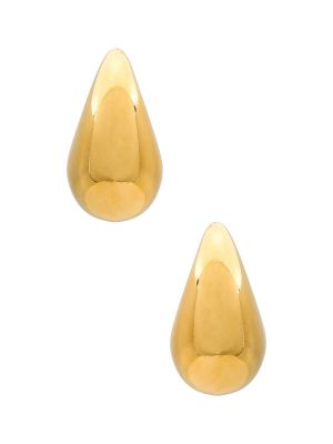 Boucles d'oreilles à boucle en ambre Amber Sceats doré