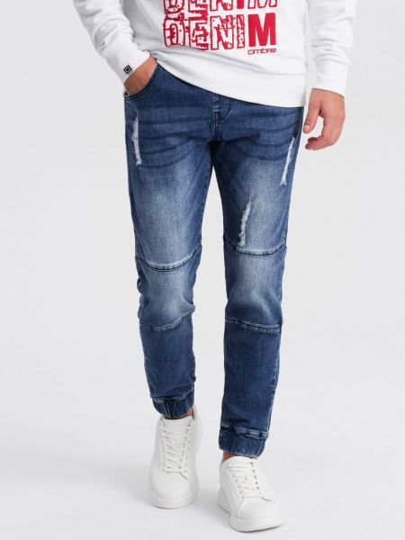 Skinny džíny Ombre Clothing modré