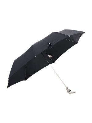 Czarny parasol Alexander Mcqueen