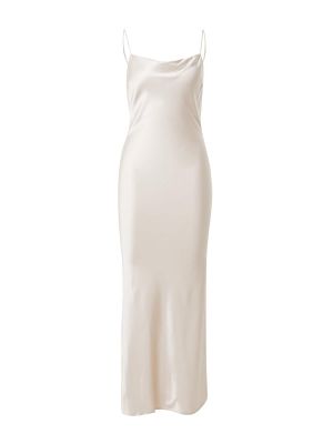 Памучна вечерна рокля Leni Klum X About You бяло
