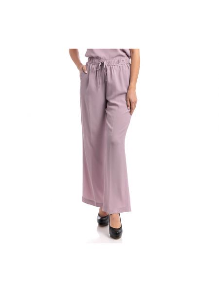 Pantalones de seda Seventy violeta