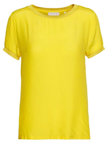 Koszulka z nadrukiem Rich & Royal żółta