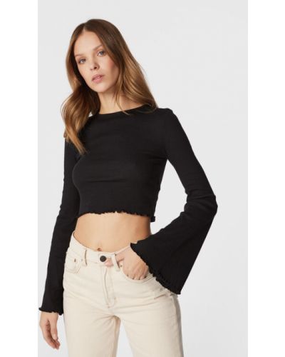 Blúz Bdg Urban Outfitters fekete