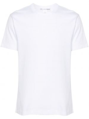 Koszulka bawełniana z nadrukiem Comme Des Garcons Shirt biała