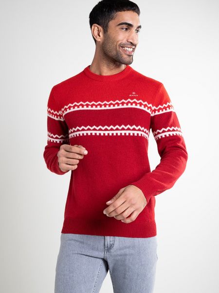 Sweter Gant czerwony