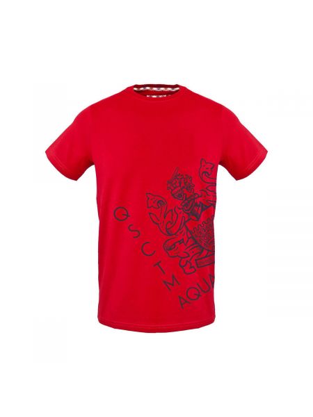Koszulka z krótkim rękawem Aquascutum czerwona