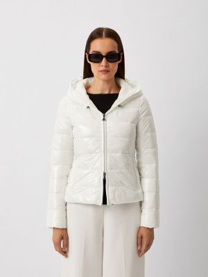 Утепленная демисезонная куртка Patrizia Pepe белая