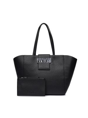 Nákupná taška Versace Jeans Couture čierna