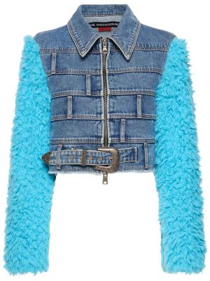 Jeansjacke aus baumwoll Andersson Bell blau