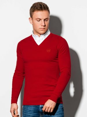 Sweter Ombre Clothing czerwony