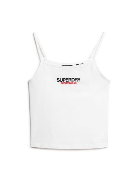 Приталенная футболка Superdry белая