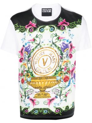 Póló nyomtatás Versace Jeans Couture fehér