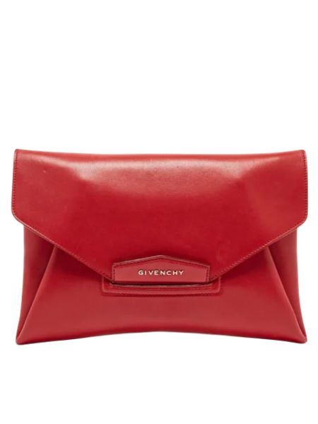 Kopertówka skórzana Givenchy Pre-owned czerwona
