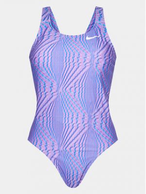 Jednodílné plavky Nike fialové