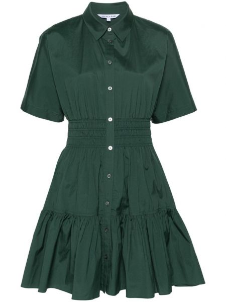 Φόρεμα σε στυλ πουκάμισο Veronica Beard πράσινο