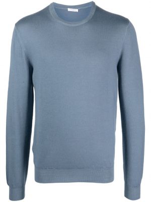 Sweter wełniany Boglioli niebieski