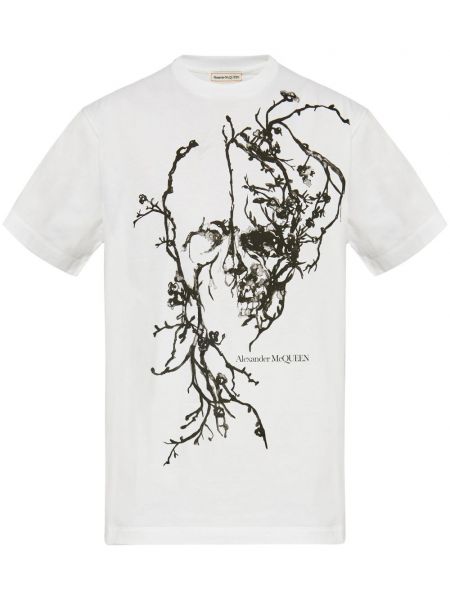 Overdimensioneret t-shirt Alexander Mcqueen hvid