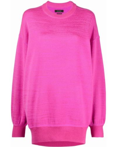 Jersey de tela jersey de cuello redondo Isabel Marant rosa
