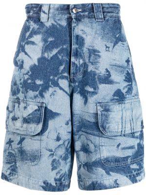 Cargo shorts Msgm blau