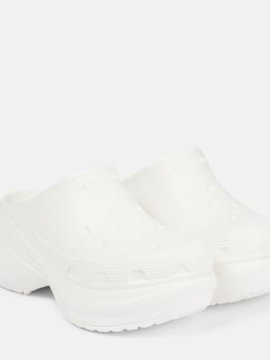Slides con platform Balenciaga bianco