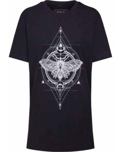 T-shirt à motif mélangé Merchcode noir