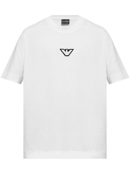 Brodeerattu t-paita Emporio Armani