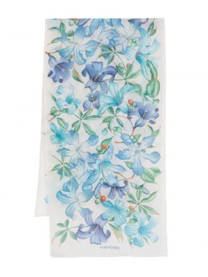 Копринен шал на цветя Ferragamo