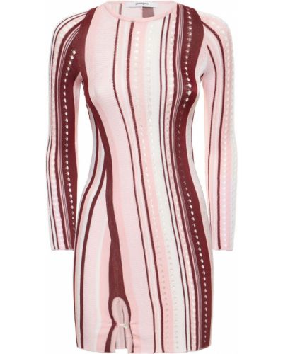 Dzianinowa sukienka mini Gimaguas różowa