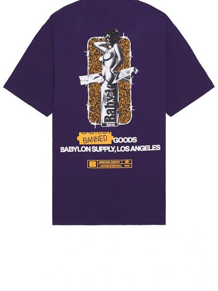 T-shirt Babylon viola