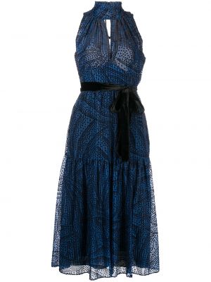 Šaty ke kolenům Dvf Diane Von Furstenberg, modrá