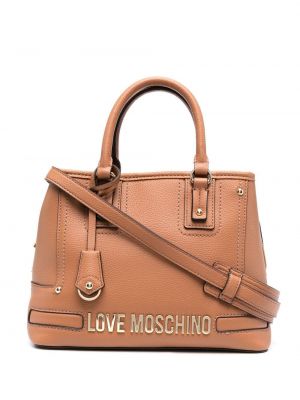 Shoppingbag Love Moschino brun