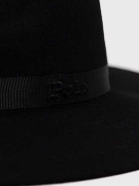 Kapelusz wełniany Polo Ralph Lauren czarny
