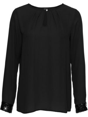 Блузка без шнуровки Bodyflirt черная