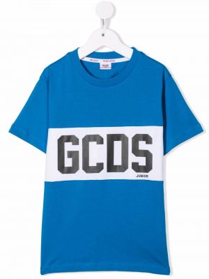 T-shirt for piger Gcds Kids blå