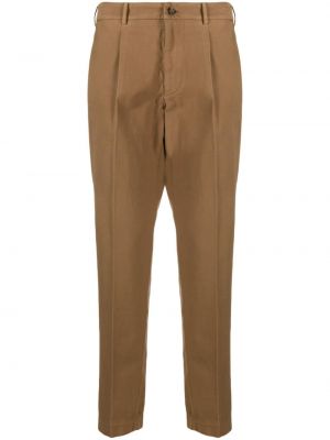 Pantalon plissé Dell'oglio marron