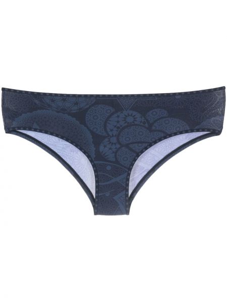 Brazilian panties mit stickerei Marlies Dekkers blau