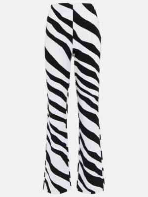 Zebra mintás nadrág nyomtatás Missoni