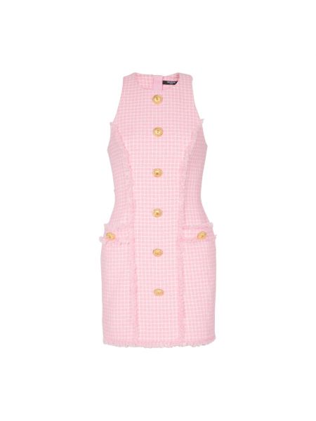 Sukienka mini Balmain Różowa