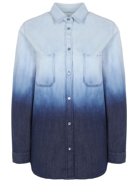 Джинсовая рубашка Jacob Cohen голубая
