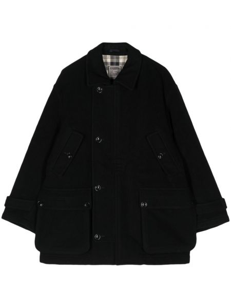Vlnený kabát na gombíky Christian Dior Pre-owned