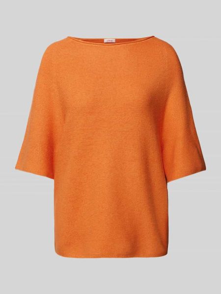 Dzianinowy sweter S.oliver Red Label pomarańczowy