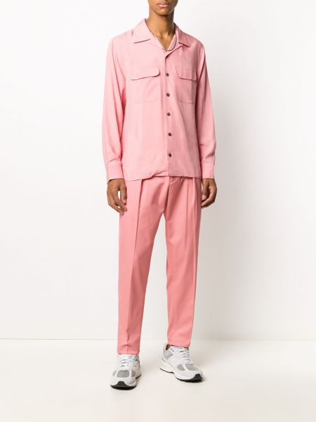 Pantalones rectos con bolsillos Equipment Gender Fluid rosa