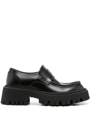 Pantofi loafer din piele Balenciaga negru