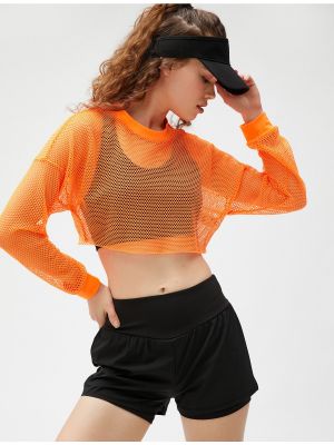 Tricou sport plasă Koton portocaliu