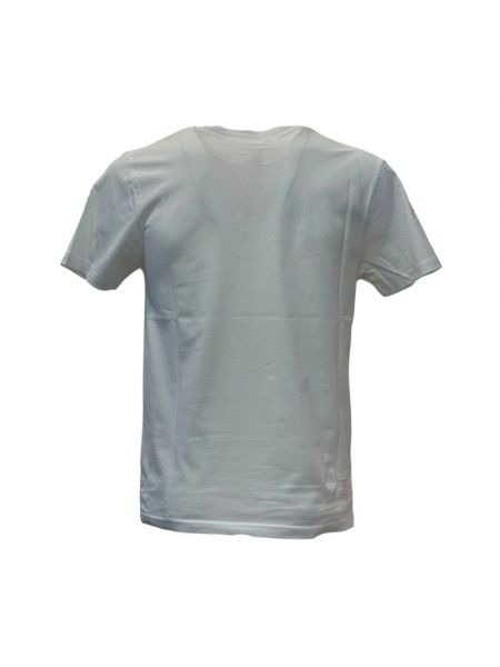 Koszulka bawełniana relaxed fit Moschino biała