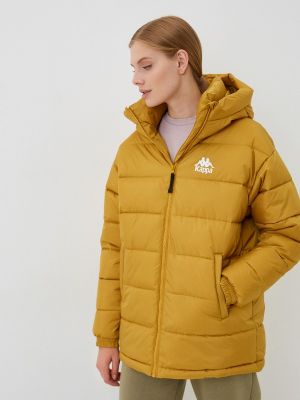 Утепленная куртка Kappa желтая