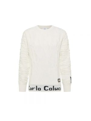 Sweter Carlo Colucci biały